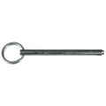 Midwest Fastener 1/4" x 3" Zinc Plated Steel Cotterless Hitch Pins 4PK 67123